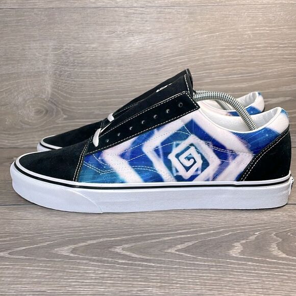 Vans Old Skool x Karl Jacob’s Dream Smp Men’s Sz 13 Black Suede Anime Sneakers - Picture 3 of 11